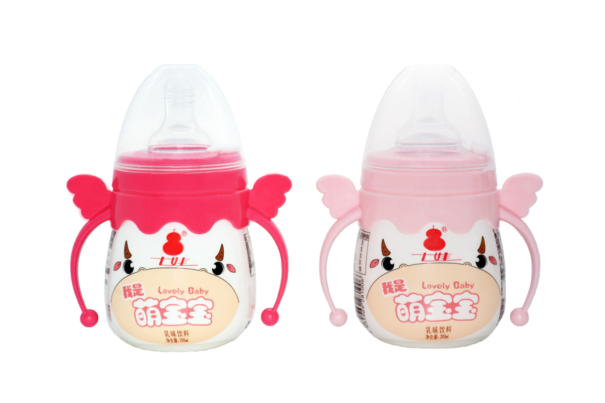 萌宝宝粉图层带投影